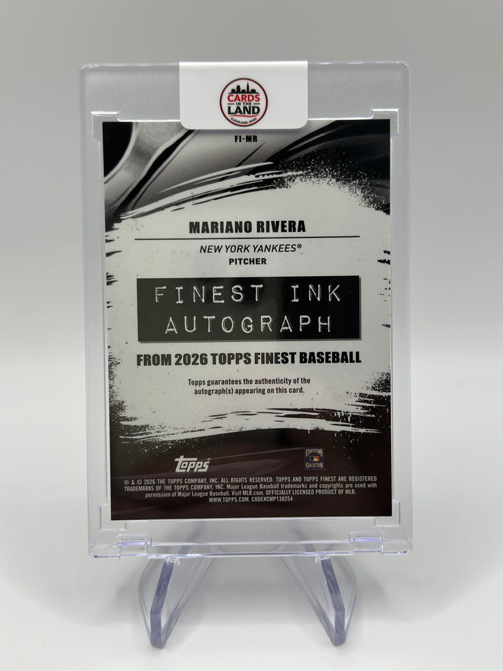 2026 Topps Finest Mariano Rivera Auto /25