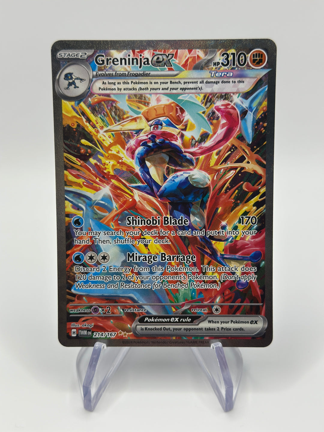 Pokémon Greninja EX 214/167