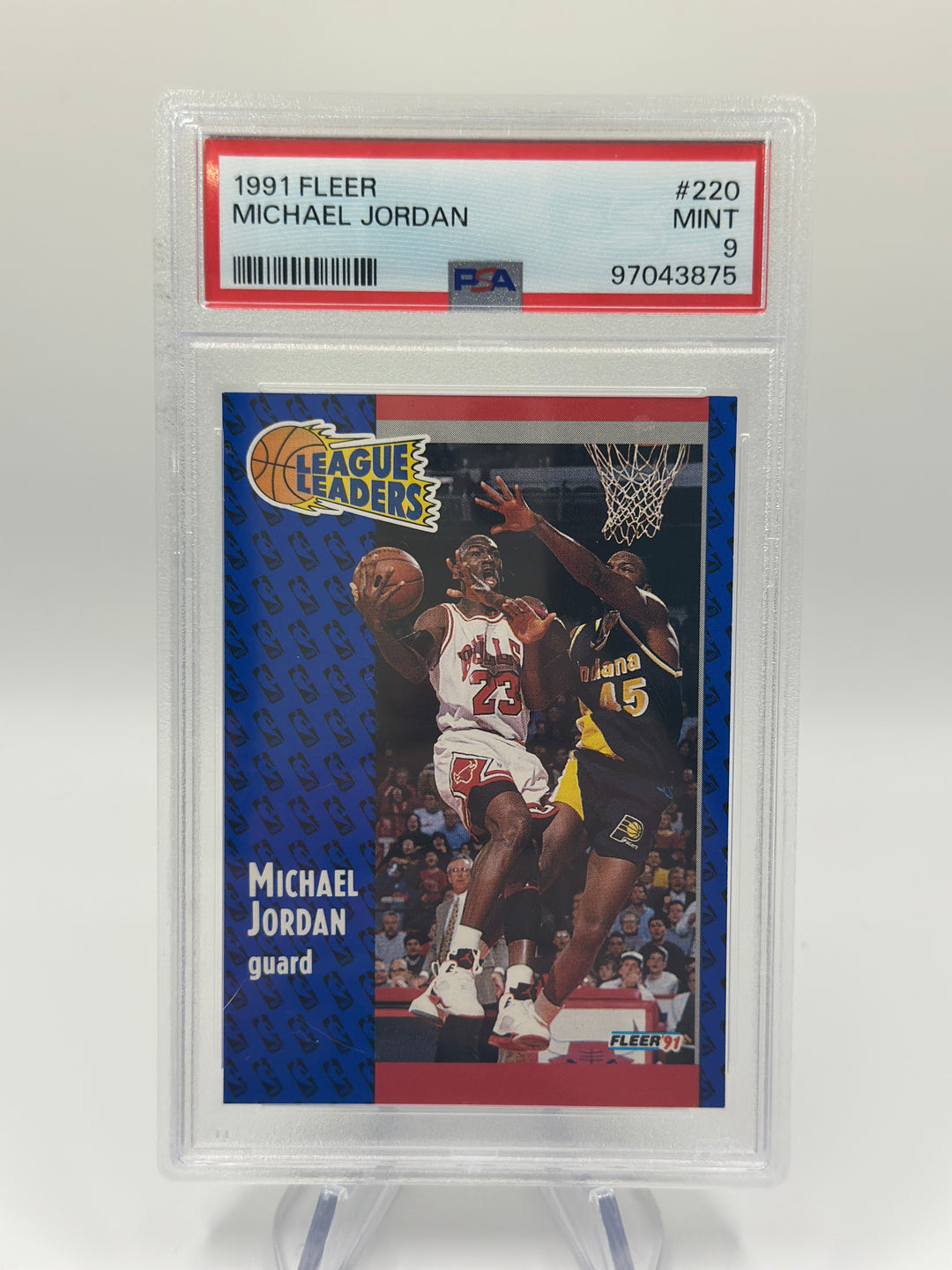 1991 Fleer Michael Jordan #220 PSA 9