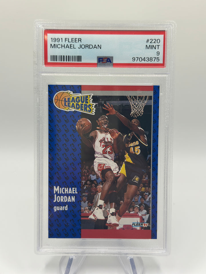 1991 Fleer Michael Jordan #220 PSA 9