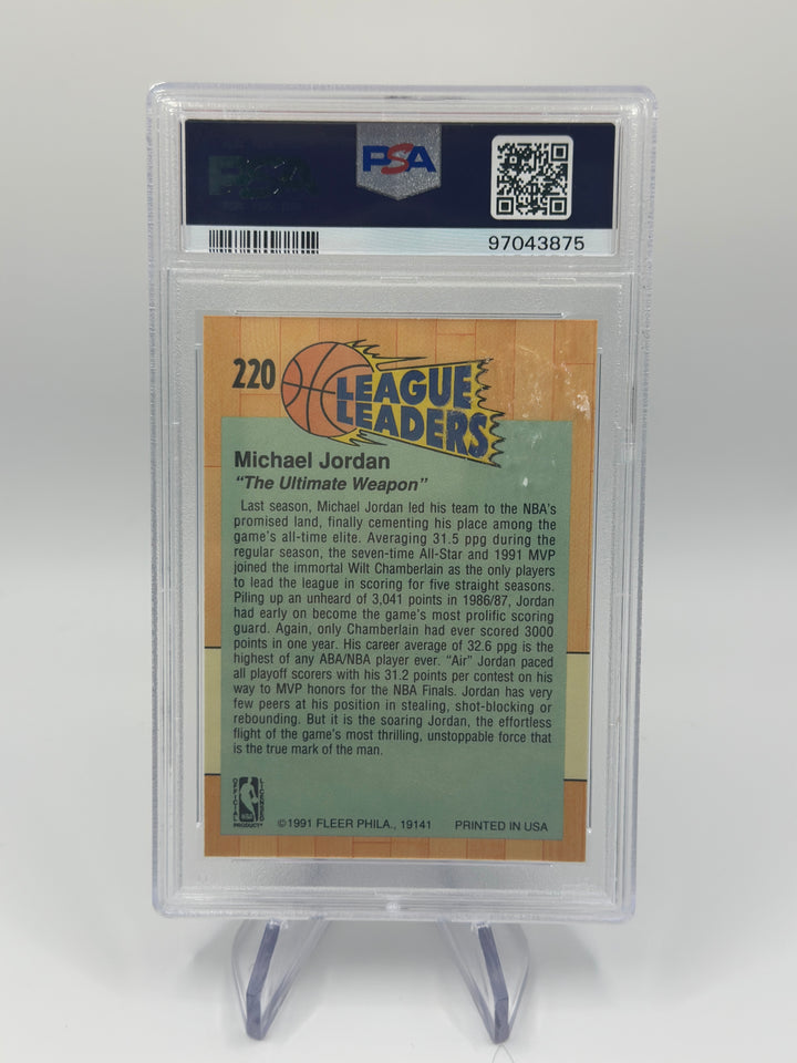 1991 Fleer Michael Jordan #220 PSA 9