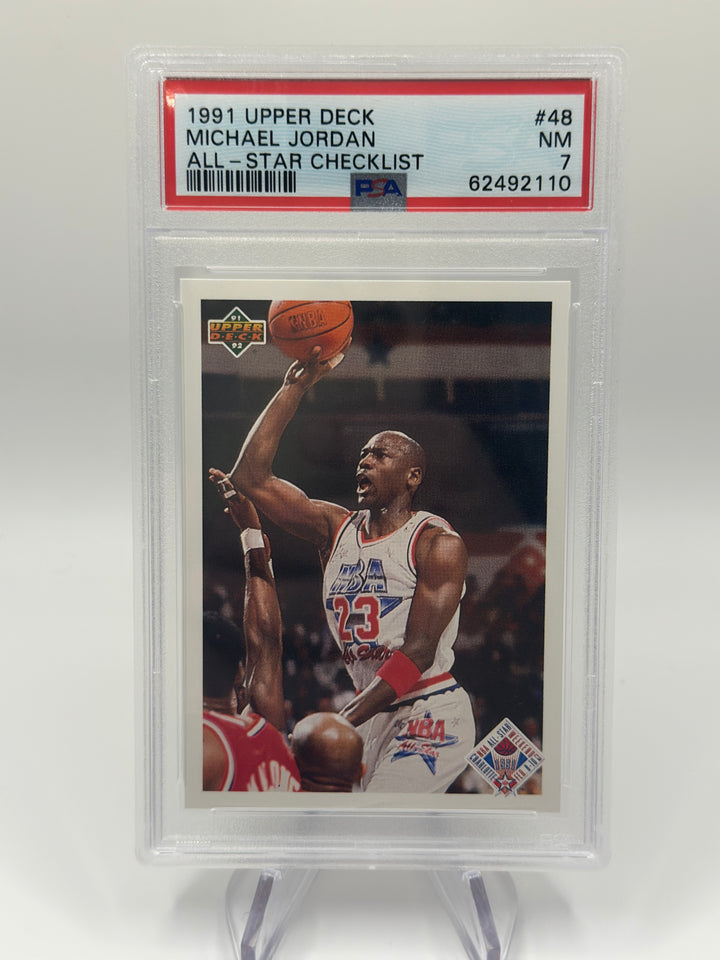 1991 Upper Deck Michael Jordan All Star #48 PSA 7