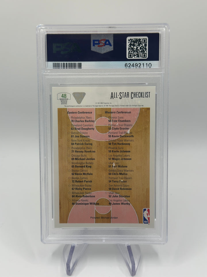 1991 Upper Deck Michael Jordan All Star #48 PSA 7