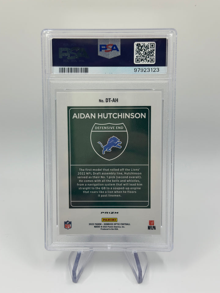 2022 Optic Aiden Hutchinson Downtown #DTAH PSA 10
