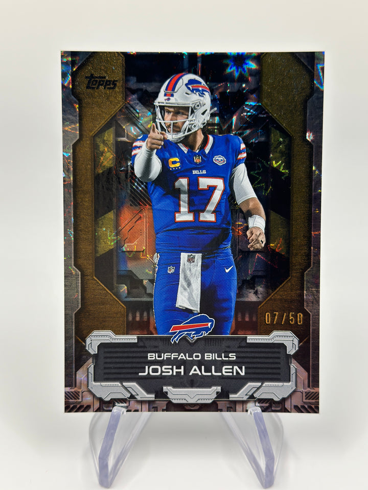 2026 Topps Flagship Josh Allen Touchdown Machine /50 #TM-3