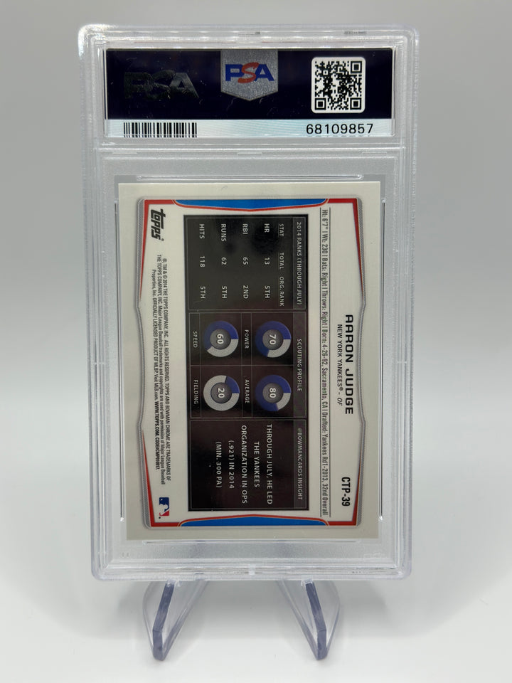 2014 Bowman Aaron Judge Refractor #CTP39 PSA 10