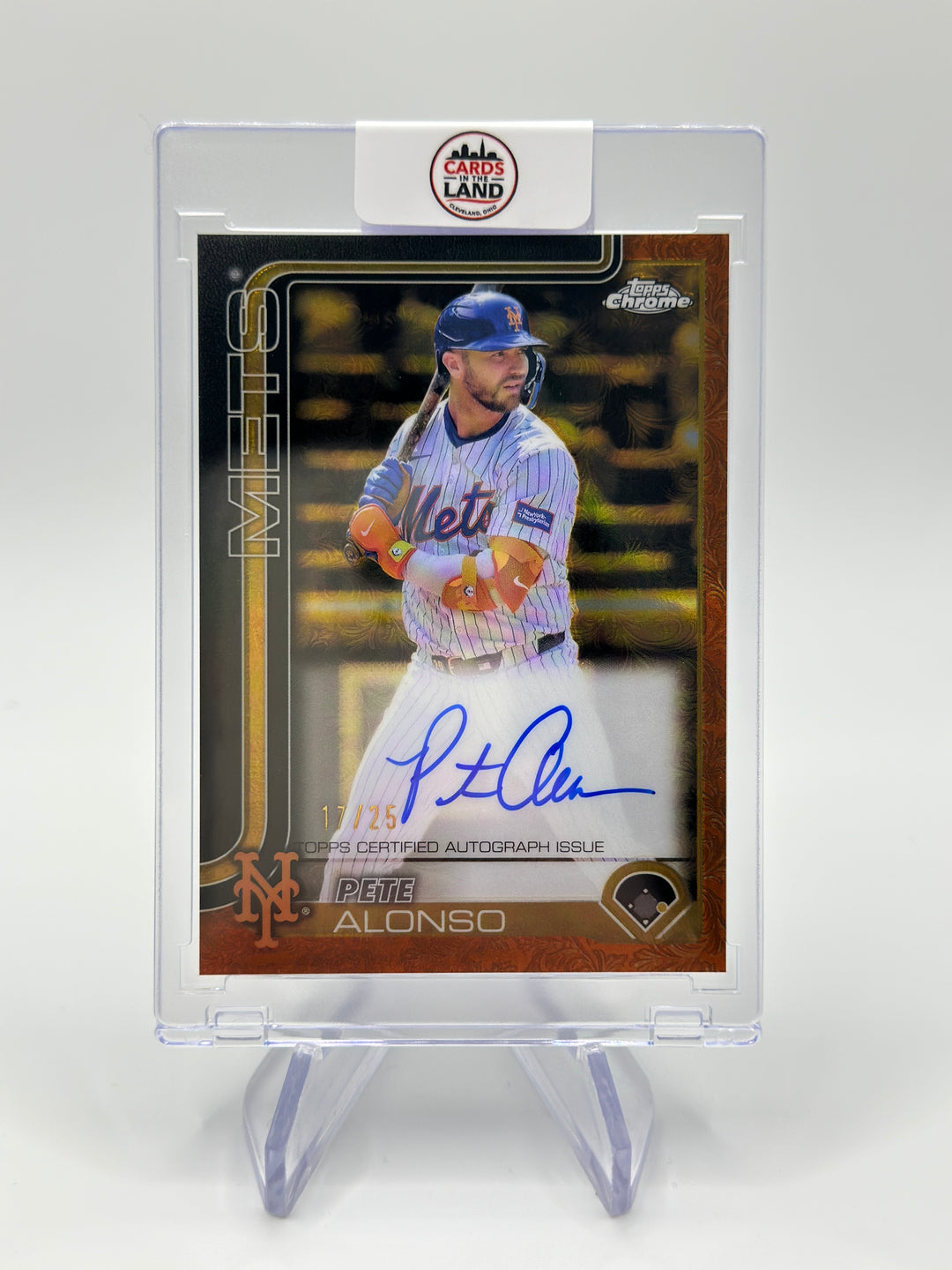 2025 Topps Gilded Pete Alonso Auto /25 CGA-PA