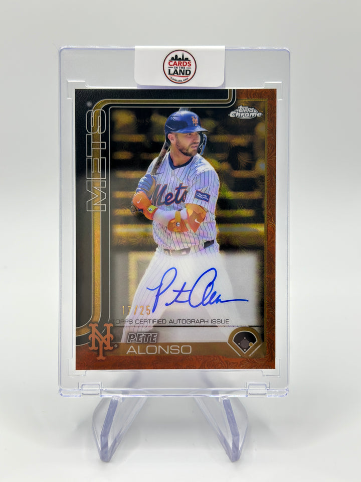 2025 Topps Gilded Pete Alonso Auto /25 CGA-PA