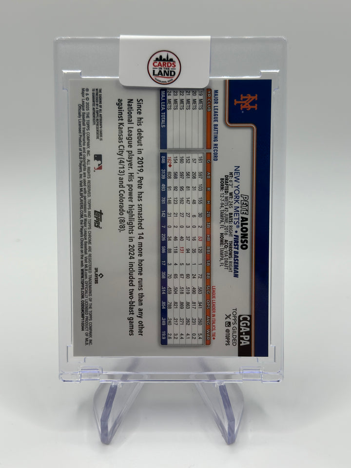 2025 Topps Gilded Pete Alonso Auto /25 CGA-PA
