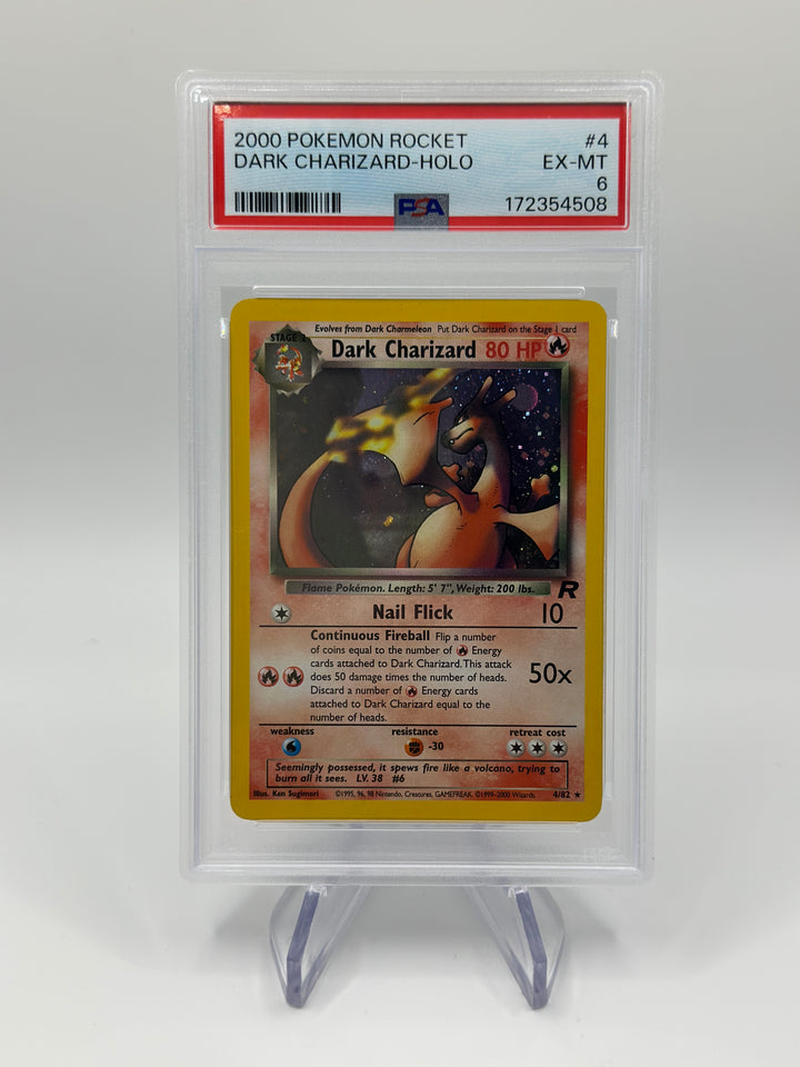 Pokémon Rocket Dark Charizard Holo #4 PSA 6