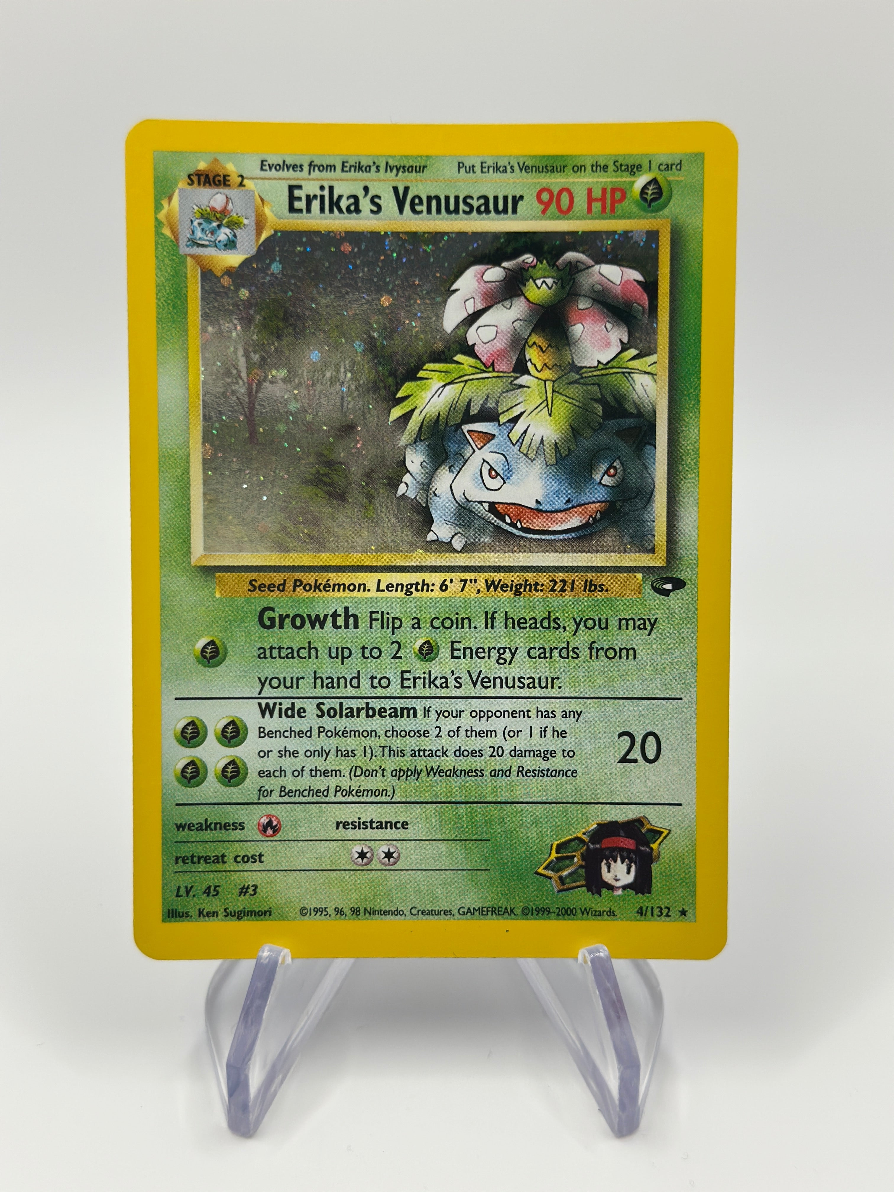 Pokémon Erika's Venusaur Holo 4/132 – Cards in The Land
