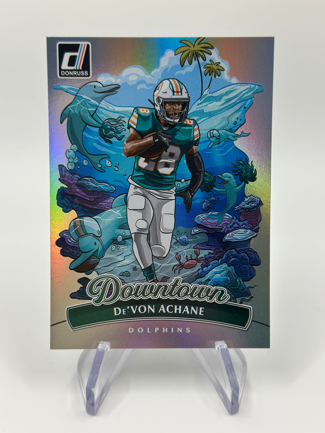 2025 Donruss De'Von Achane Downtown #10