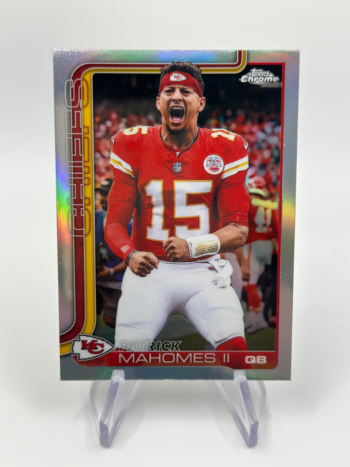 2025 Topps Chrome Patrick Mahomes II Variation Refractor #148