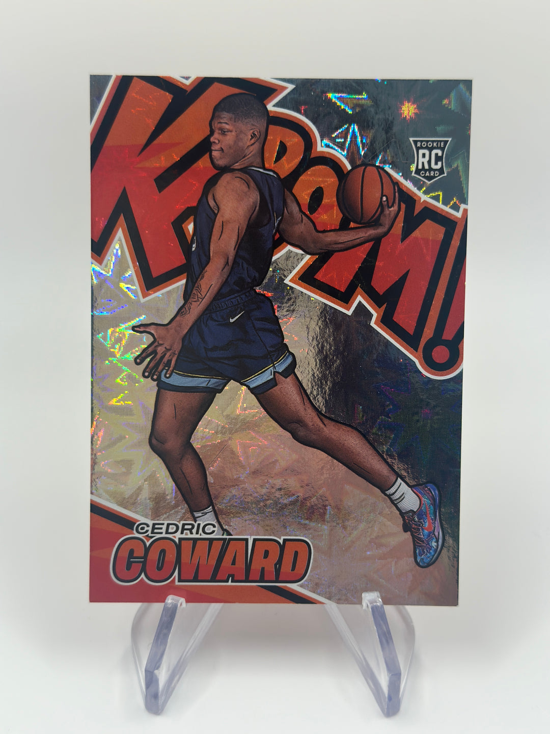 2025-26 Panini Signature Series Cedric Coward Kaboom #9