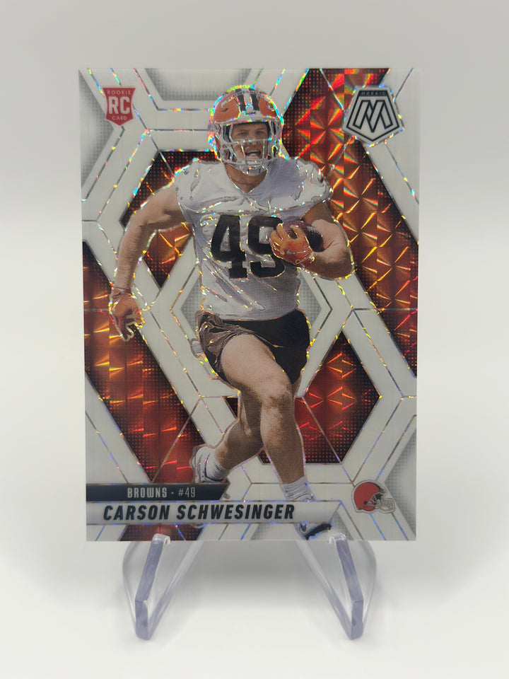 2025 Mosaic Carson Schwesinger White /25 #371
