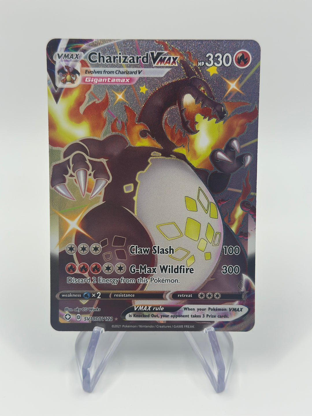 Pokémon Charizard Vmax SV107/SV122