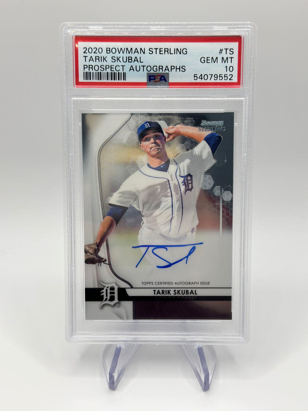 2020 Bowman Sterling Tarik Skubal Auto #TS PSA 10