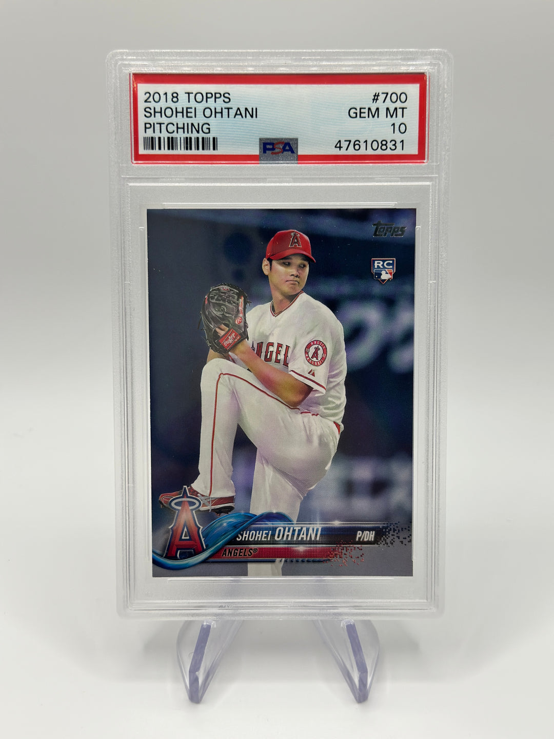 2018 Topps Shohei Ohtani Pitching #700 PSA 10