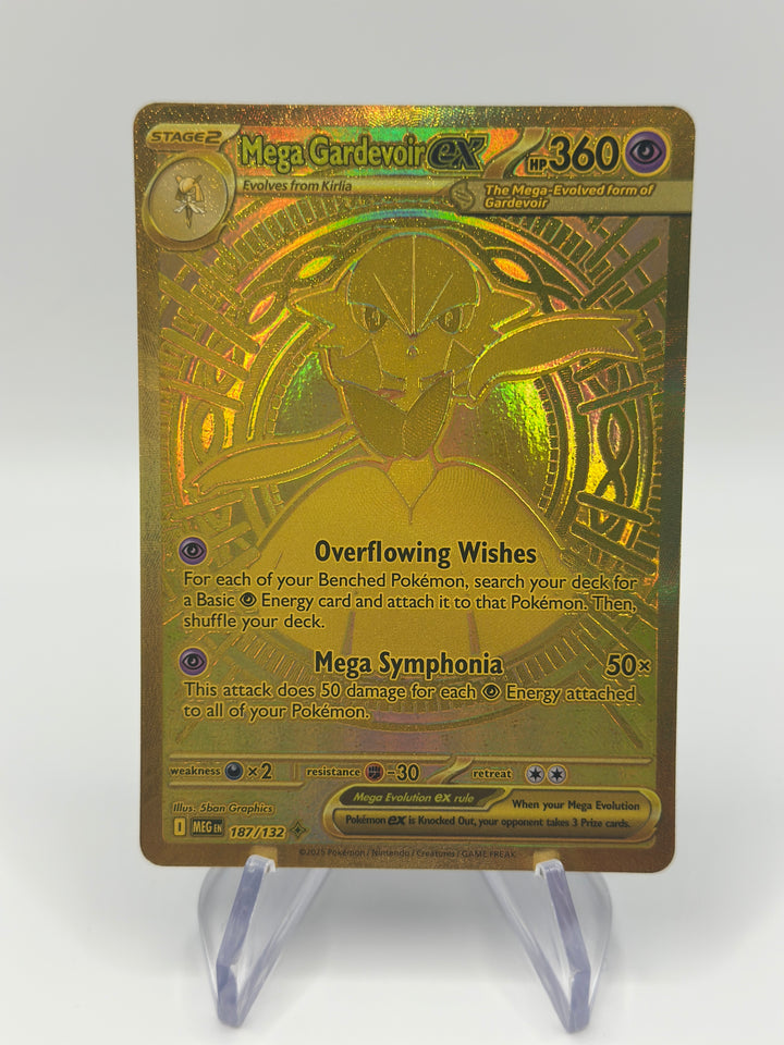 Pokémon Mega Garevoir EX Gold 187/132