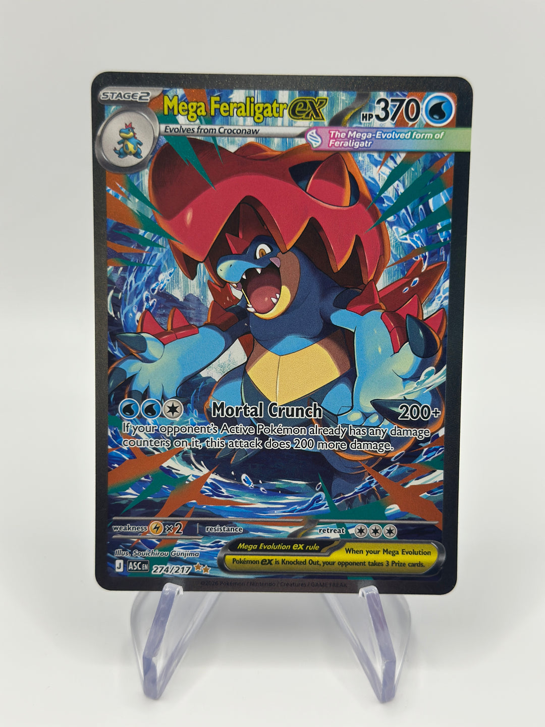 Pokémon Mega Feraligatr EX 274/217