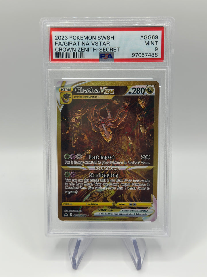 Pokémon Giratina Vstar GG69/GG70 PSA 9