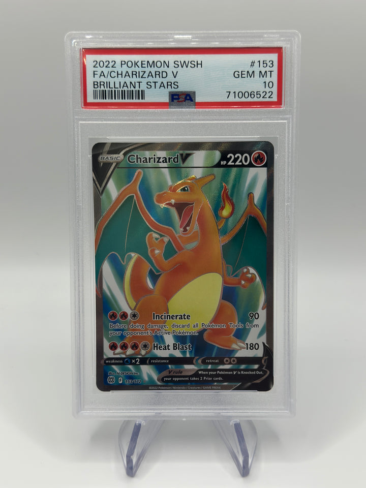 Pokémon Charizard V 153/172 PSA 10