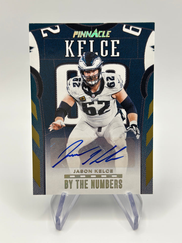 2024 Panini Encore Jason Kelce By the Numbers Auto /10 #BTNA-JKE