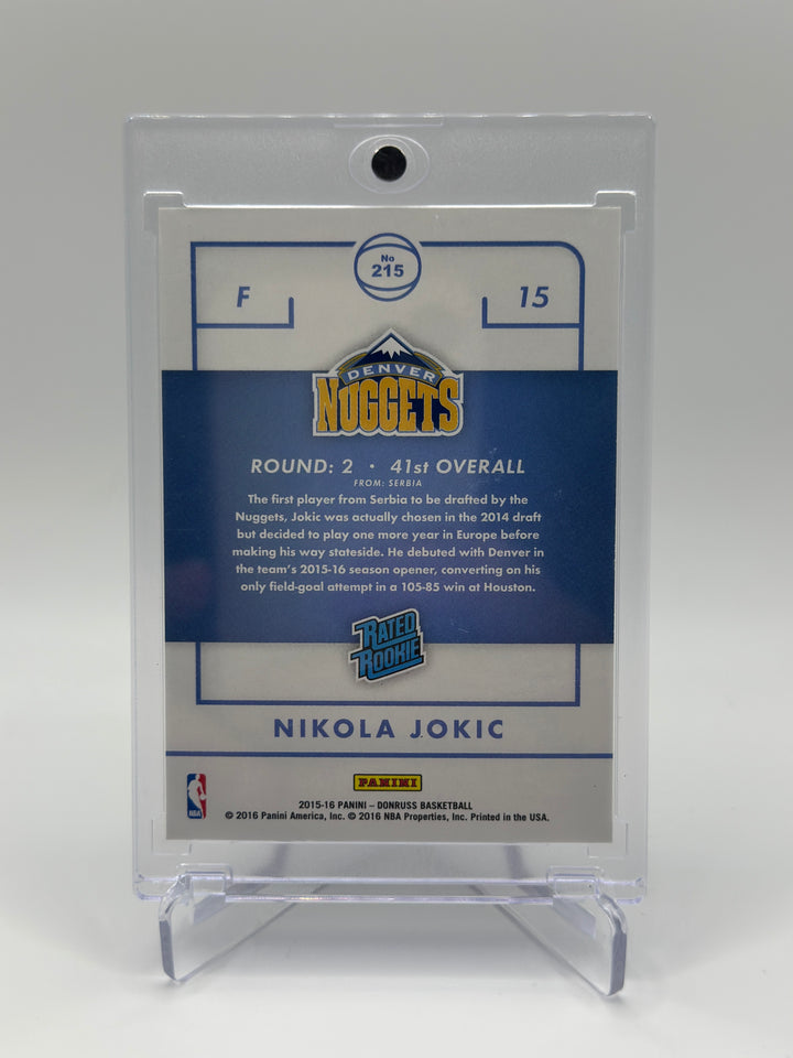2015-16 Donruss Nikola Jokic Rated Rookie #215