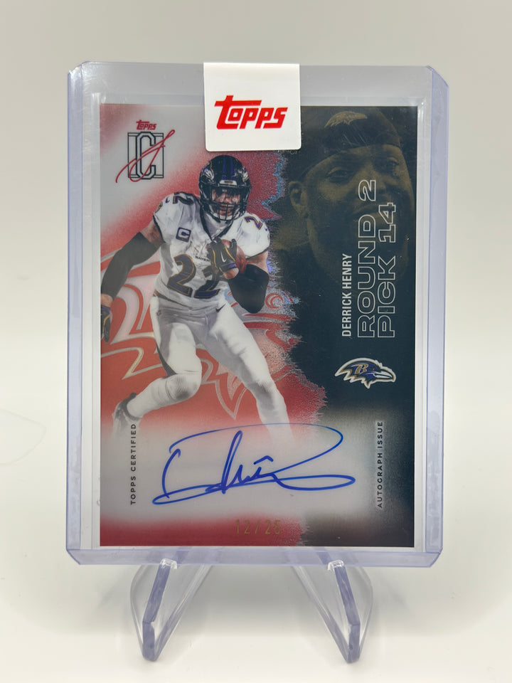 2025 Topps Chrome Derrick Henry Auto /25