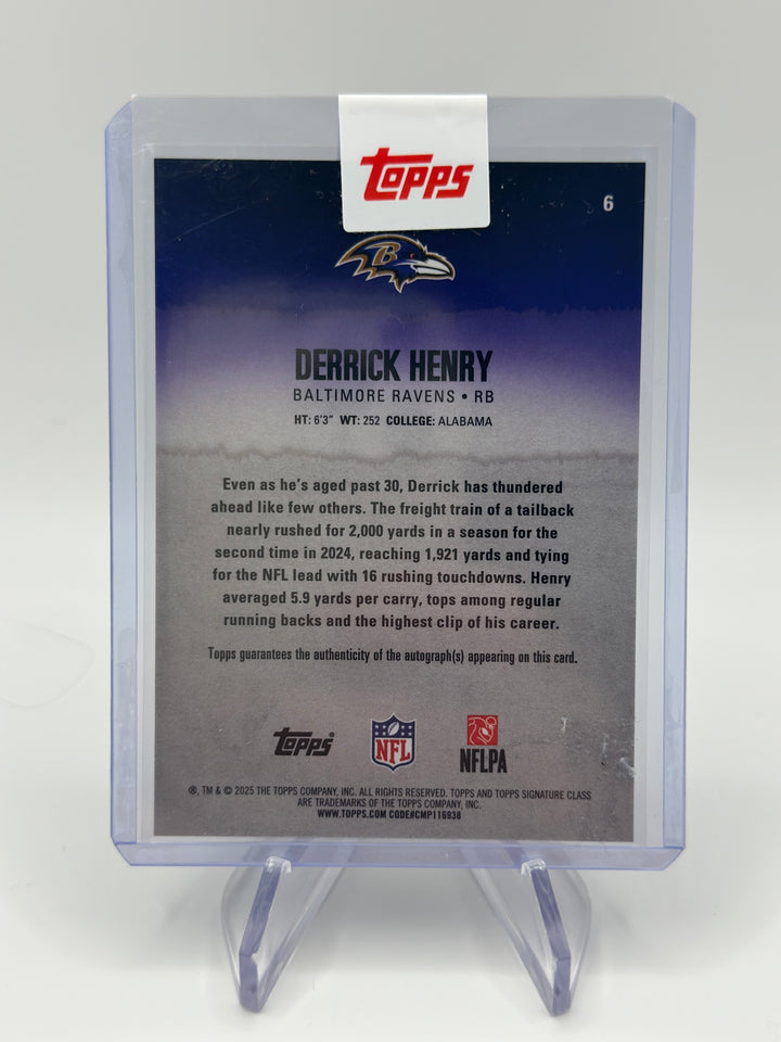 2025 Topps Chrome Derrick Henry Auto /25