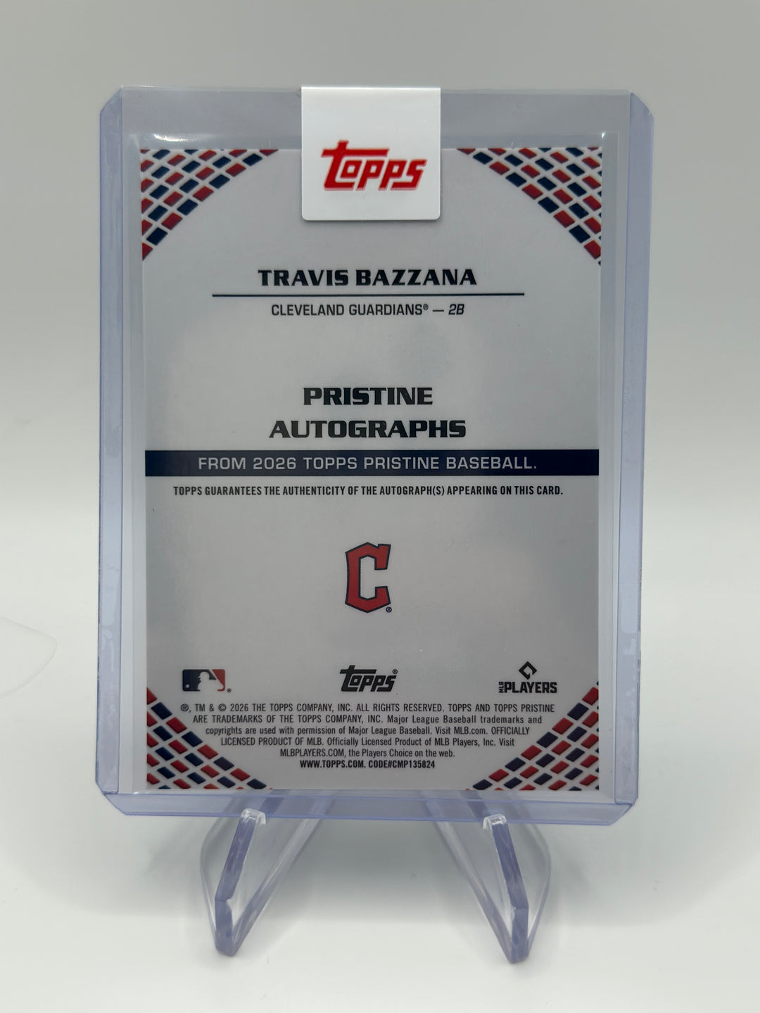 2026 Topps Pristine Travis Bazzana Auto /99