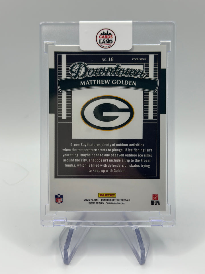 2025 Panini Optic Matthew Golden Downtown #18
