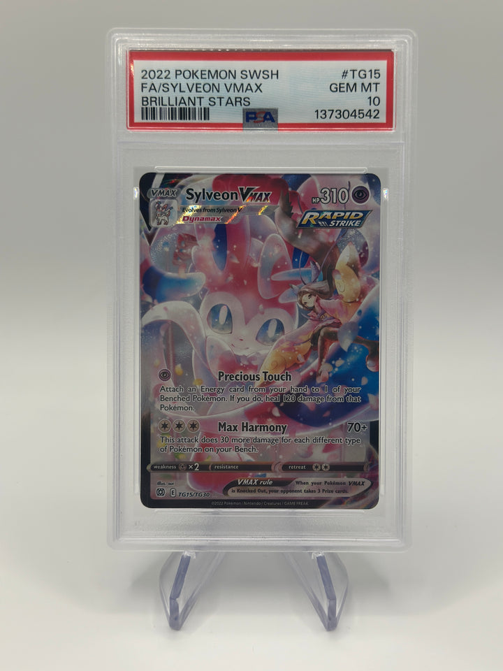 Pokémon Sylveon Vmax #TG15 PSA 10