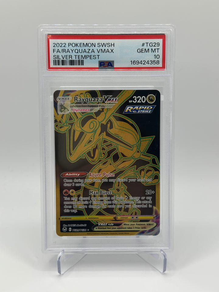 Pokémon Rayquaza VMAX #TG29 PSA 10