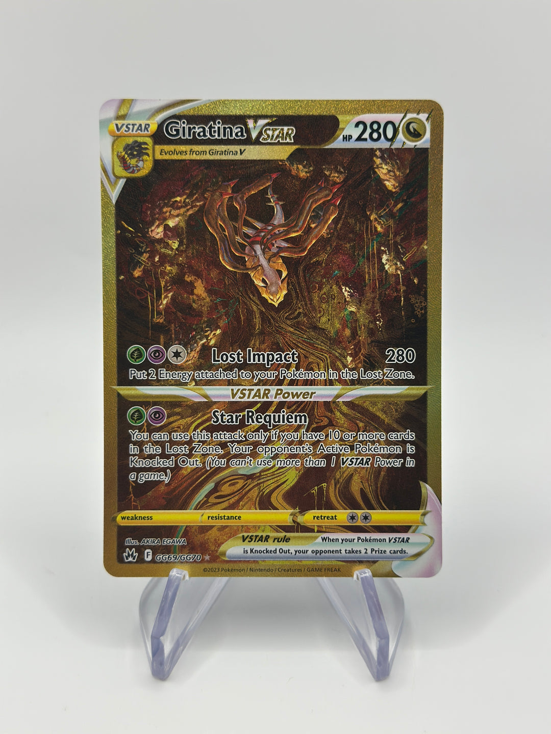 Pokémon Giratina Vstar GG69/GG70