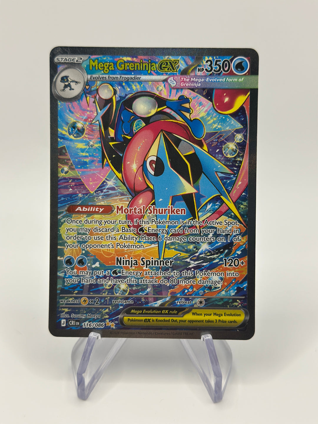 Pokémon Mega Greninja EX 116/86