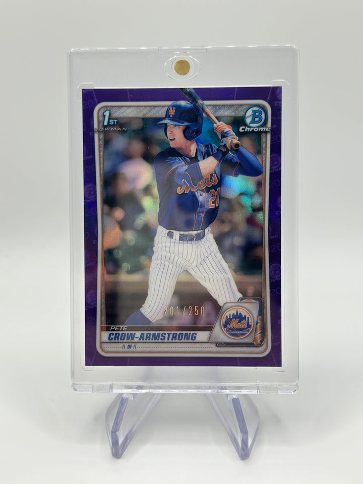 2020 Bowman Chrome Pete Crow Armstrong 1st /250
