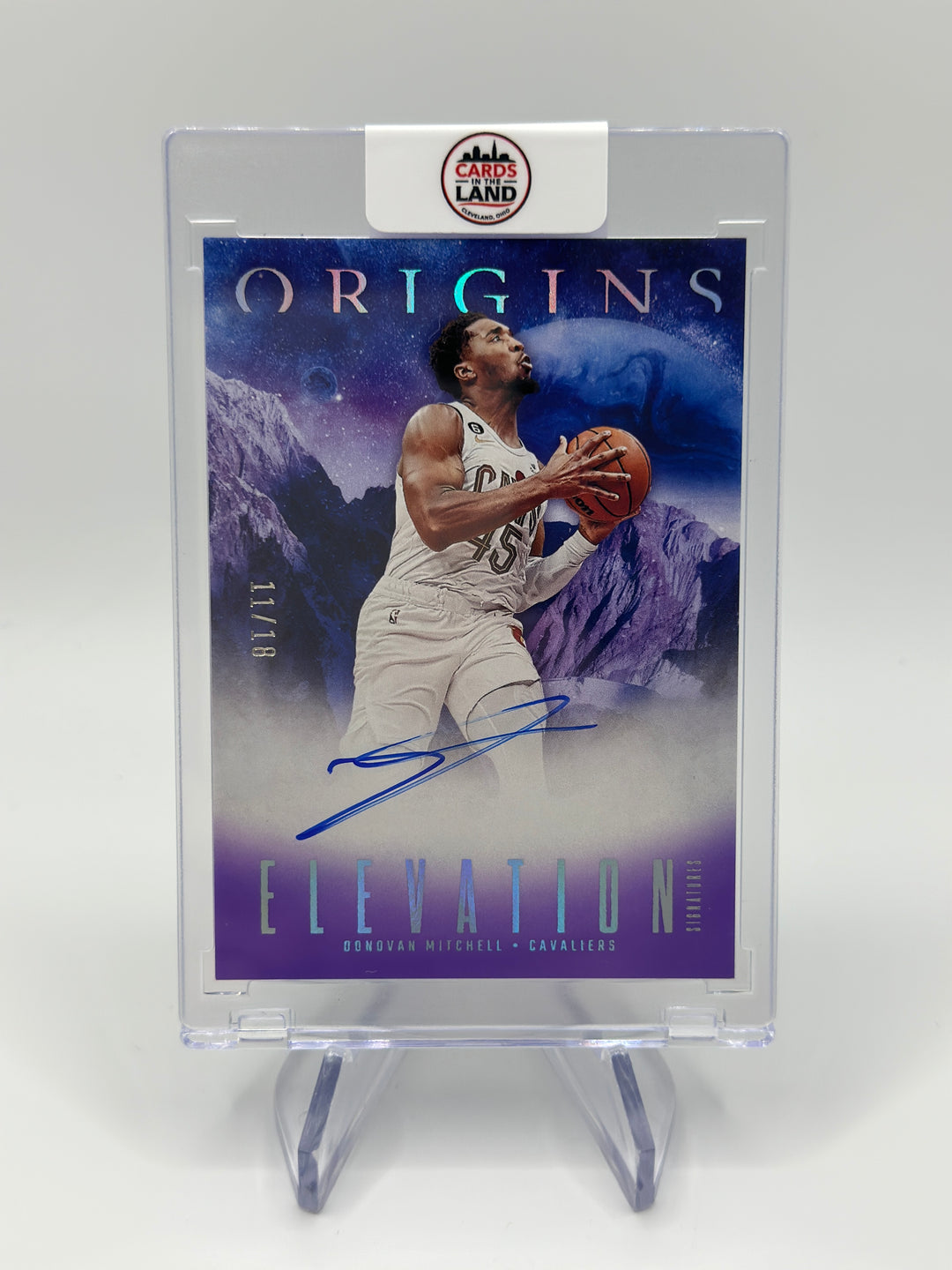 2023-24 Panini Origins Donovan Mitchell Elevation Auto /18