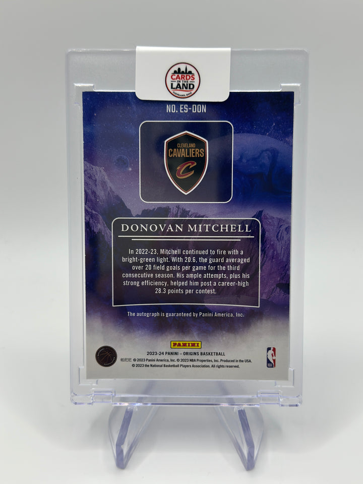2023-24 Panini Origins Donovan Mitchell Elevation Auto /18