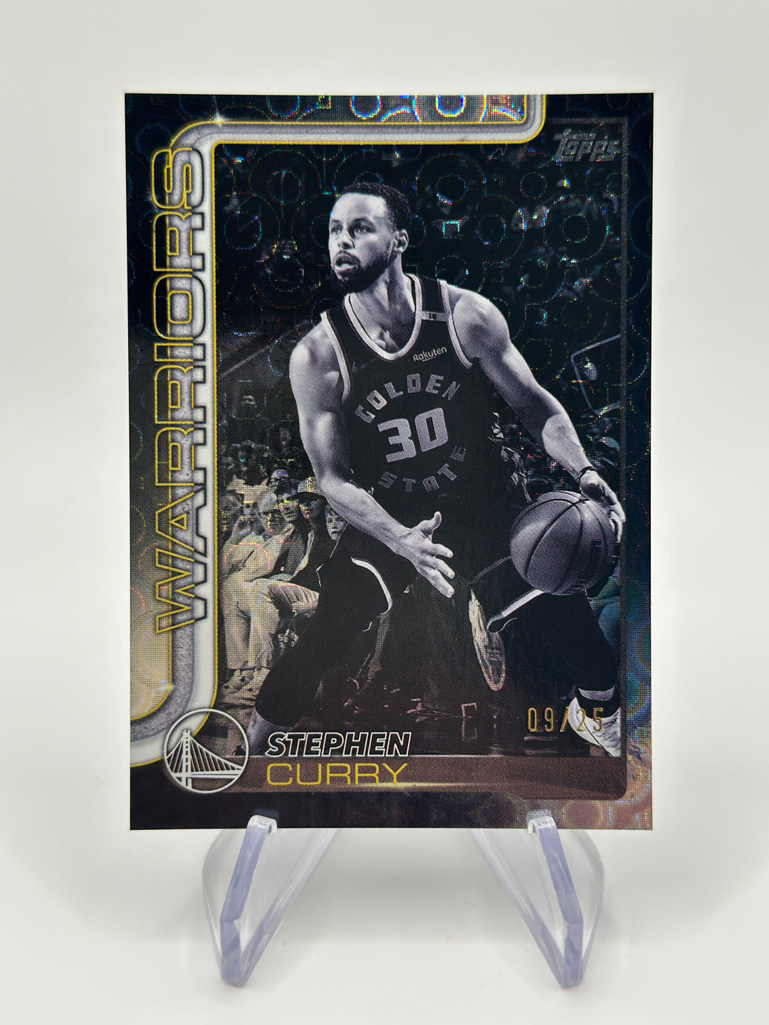 2025-26 Topps Stephen Steph Curry Blackout /25 #135