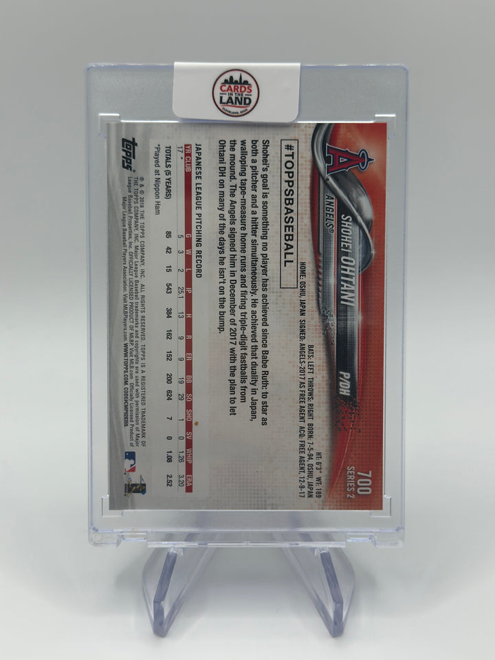 2018 Topps Series 2 Shohei Ohtani #700 (2)
