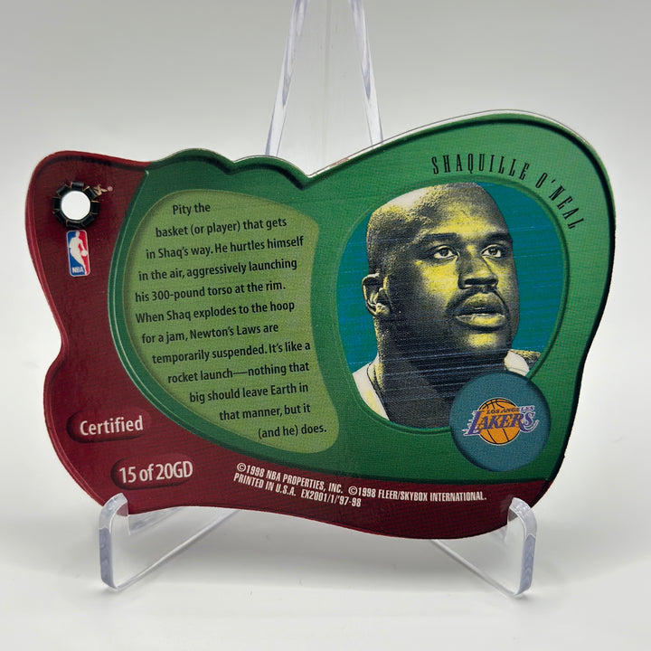 1997-98 Skybox E-X2001 Shaquille O'Neal Gravity Denied #15GD Lakers