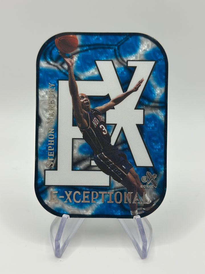 2000 Skybox E-Xceptional Stephon Marbury Blue #8 /250