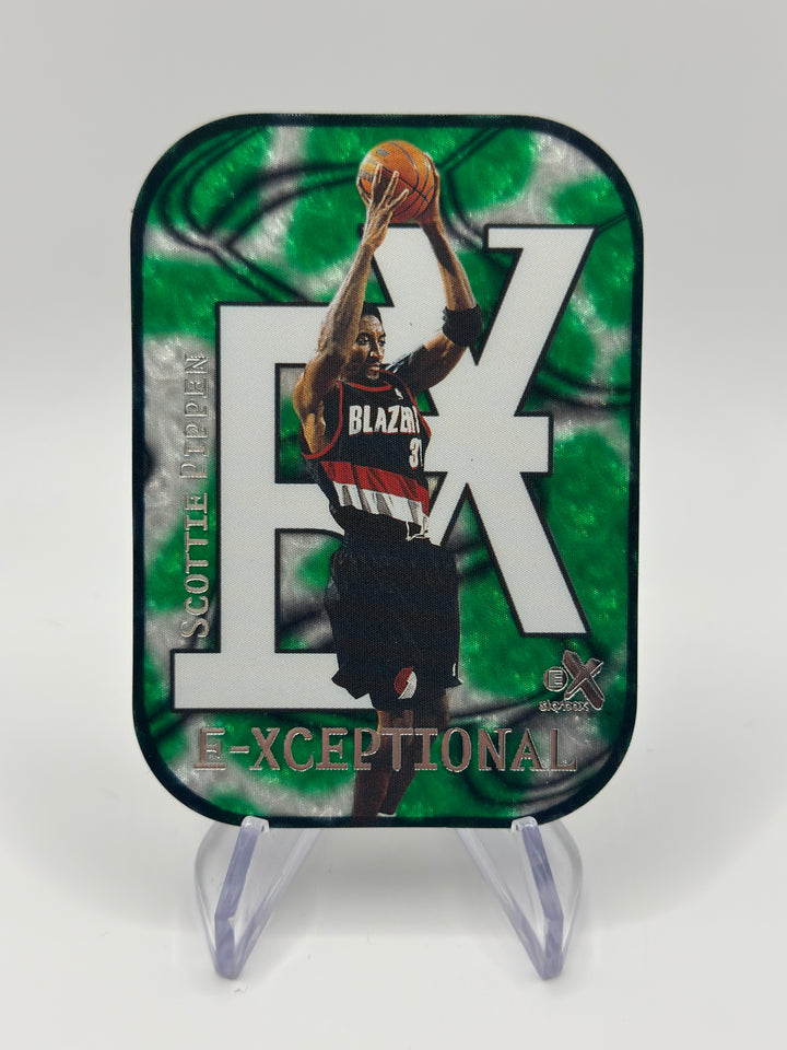 2000 Scottie Pippen Skybox E-Xceptional Green /500 #7 HOF