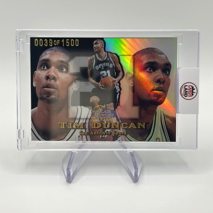 1998-99 Flair Showcase Tim Duncan #3 Row /1500 San Antonio Spurs