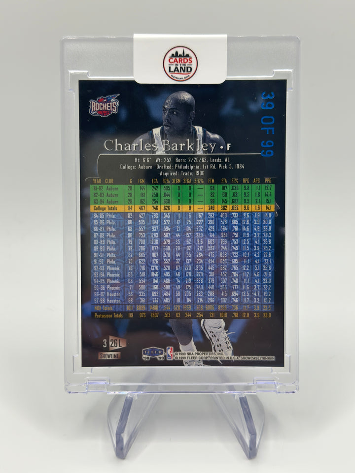 1996-97 Flair Showcase Charles Barkley Legacy Collection /99 Row 3 #26L