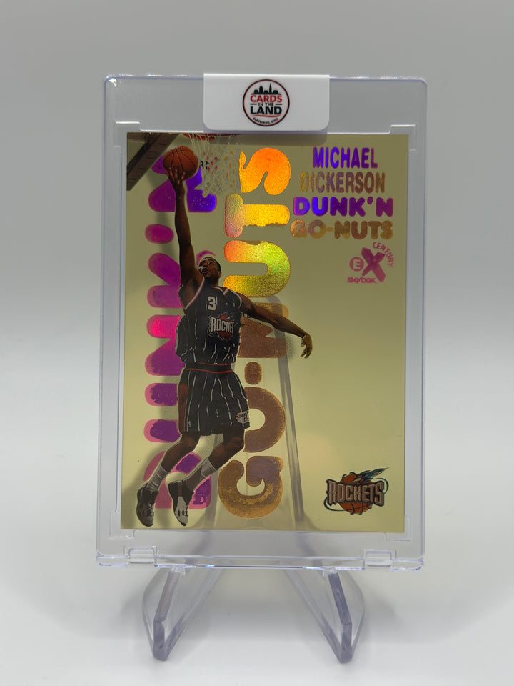 1998-99 SkyBox E-X Century Michael Dickerson Rockets Dunk'n Go-Nuts #18 DG