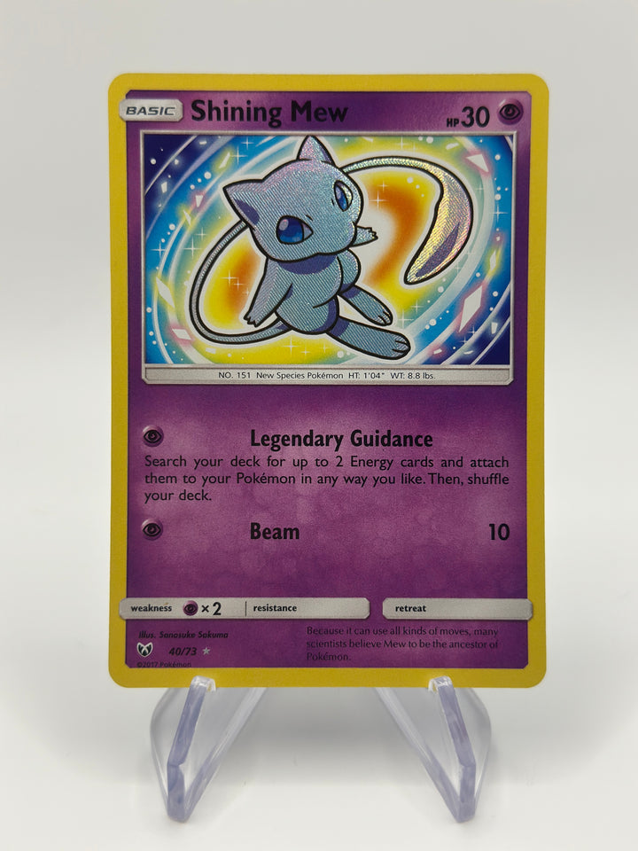 Pokemon Shining Mew 40/73 Shining Legends Holo