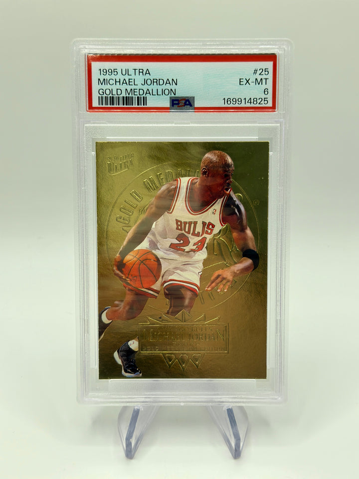 1995 Ultra Michael Jordan Gold Medallion #25 PSA 6