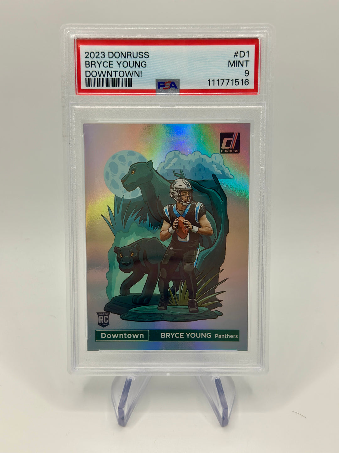 2023 Donruss Bryce Young Downtown RC PSA 9